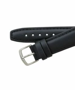 Hadley Roma Black 17mm Oil Tanned Leather Watch Band 7 7/16 Inch Length -Cheap Watch Bands Store IMG 13062 35696.1659442767