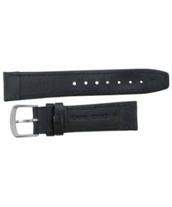 Hadley Roma Black 20mm Oil Tanned Leather Watch Band 8 15/16 Inch Length -Cheap Watch Bands Store IMG 13081.3 66834.1659986009