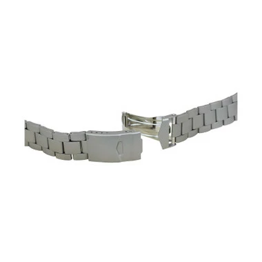 Hadley Roma Metal Watch Band Titanium Finish 18 To 22mm Expandable Ends 6 13/16 Inch Length 2 Hadley Roma Metal Watch Band Titanium Finish 18 To 22mm Expandable Ends 6 13/16 Inch Length - Image 2