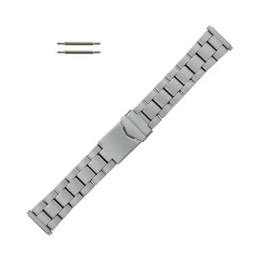 Hadley Roma Metal Watch Band Titanium Finish 18 To 22mm Expandable Ends 6 13/16 Inch Length 1 Hadley Roma Metal Watch Band Titanium Finish 18 To 22mm Expandable Ends 6 13/16 Inch Length