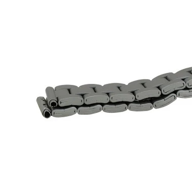 Hadley Roma Metal Watch Band Titanium Finish 18 To 22mm Expandable Ends 6 13/16 Inch Length 5 Hadley Roma Metal Watch Band Titanium Finish 18 To 22mm Expandable Ends 6 13/16 Inch Length - Image 5