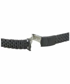 Hadley Roma Watch Band Black Metal 6 13/16 Inch Length Expandable Ends 18 To 22mm -Cheap Watch Bands Store IMG 14201.4 05691.1659986013