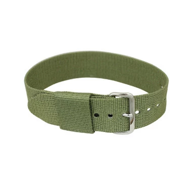 Nylon Watch Band Olive Green 18mm Strap 3 Nylon Watch Band Olive Green 18mm Strap - Image 3