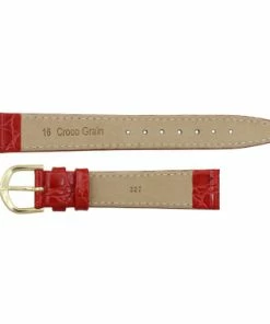 Red Leather Watch Strap 14mm Stitched Flat Croco Grain 6 13/16 Inch Length 8 Red Leather Watch Strap 14mm Stitched Flat Croco Grain 6 13/16 Inch Length -Cheap Watch Bands Store IMG 1751F1.1 55952.1659442672