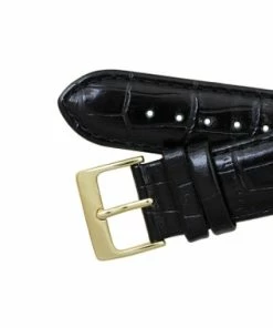 Black Leather Watch Band 18mm Alligator Grain 7 1/2 Inch Length 9 Black Leather Watch Band 18mm Alligator Grain 7 1/2 Inch Length -Cheap Watch Bands Store IMG 1838F1.2 87512.1659442653