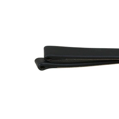 Leather Watch Band 10mm Black Smooth Calf Style 6 10/16 Inch Length 5 Leather Watch Band 10mm Black Smooth Calf Style 6 10/16 Inch Length - Image 5