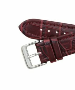 Burgundy Leather Watch Band 22mm Padded Alligator Grain Stitched 7 7/16 Inch Length 9 Burgundy Leather Watch Band 22mm Padded Alligator Grain Stitched 7 7/16 Inch Length -Cheap Watch Bands Store IMG 2151F1.2 15512.1659442665