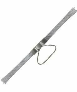Metal Watch Band 10mm Silver Tone Stainless Steel Estate Series 6 3/4 Inch Length
