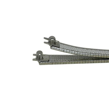 Metal Watch Band 10mm Silver Tone Stainless Steel Estate Series 6 3/4 Inch Length 3 Metal Watch Band 10mm Silver Tone Stainless Steel Estate Series 6 3/4 Inch Length - Image 3