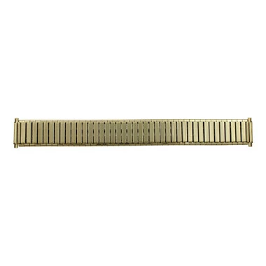Hadley Roma Metal Watch Band 18 To 22mm Yellow Gold Tone Expansion Style 6 1/4 To 10 Inch Length 3 Hadley Roma Metal Watch Band 18 To 22mm Yellow Gold Tone Expansion Style 6 1/4 To 10 Inch Length - Image 3