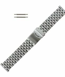 Stainless Steel Metal Watch Band 24mm Jubilee® Style Links 7 3/16 Inch Length