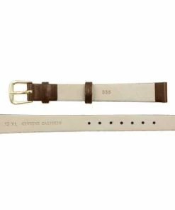 Watch Band 12mm Brown Leather Smooth Classic Calf 8 1/4 Inch Length -Cheap Watch Bands Store IMG 4109 2 47770.1659442716
