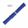 Hadley Roma 16mm Genuine Java Lizard Blue Watch Band 7 Inch Length