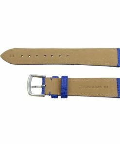 Hadley Roma 16mm Genuine Java Lizard Blue Watch Band 7 Inch Length -Cheap Watch Bands Store IMG 4863F1.2 13812.1659442706