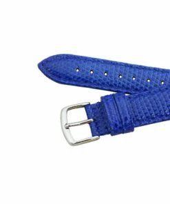 Hadley Roma 16mm Genuine Java Lizard Blue Watch Band 7 Inch Length -Cheap Watch Bands Store IMG 4864F1.2 05815.1659442706