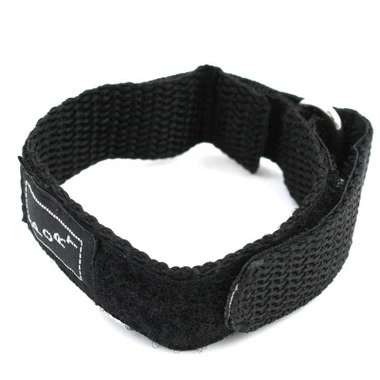 Black Nylon Watch Strap Velcro® Style Sport Band 16mm 8 1/2 Inch Length 4 Black Nylon Watch Strap Velcro® Style Sport Band 16mm 8 1/2 Inch Length - Image 4