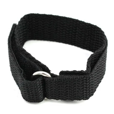 Black Nylon Watch Strap Velcro® Style Sport Band 16mm 8 1/2 Inch Length 5 Black Nylon Watch Strap Velcro® Style Sport Band 16mm 8 1/2 Inch Length - Image 5