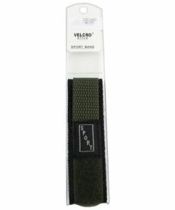 20mm Green Nylon Watch Strap Velcro® Style Sport Band 9 Inch Length -Cheap Watch Bands Store WB157photo1 14406.1659442687