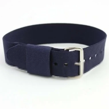 Nylon Watch Band Navy Blue 18mm Strap 10 3/16 Inch Length 3 Nylon Watch Band Navy Blue 18mm Strap 10 3/16 Inch Length - Image 3