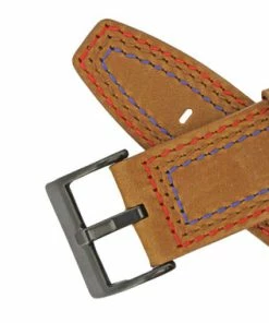 Brown Triple Stitched Leather Watch Band Made To Fit 38mm Apple® Smart Watch -Cheap Watch Bands Store apple watch band 5122 38photo4 81425.1659986040