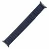 Magnetic Navy Blue Leather Watch Band Made To Fit 38mm Apple® Watch