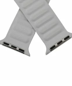 Magnetic White Leather Watch Band Made To Fit 38mm Apple® Watch -Cheap Watch Bands Store apple watch band 5139 38photo4 21489.1659986040