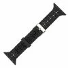 Black Lace Silicon Watch Band Made To Fit 38mm Apple® Watch