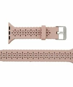 Pink Lace Silicon Watch Band Made To Fit 42mm Apple® Watch -Cheap Watch Bands Store apple watch band 5146 38photo2 42063.1659986041