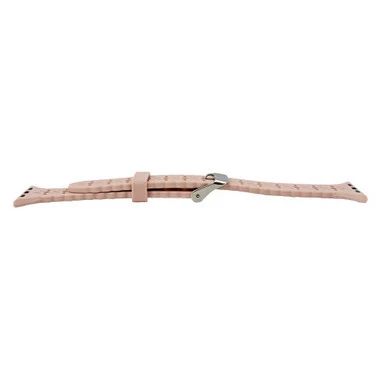 Pink Lace Silicon Watch Band Made To Fit 38mm Apple® Watch 4 Pink Lace Silicon Watch Band Made To Fit 38mm Apple® Watch - Image 4