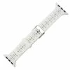 White Lace Silicon Watch Band Made To Fit 42mm Apple® Watch