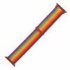 Rainbow Nylon Velcro Style Sport Watch Band Made To Fit 38mm Apple® Watch
