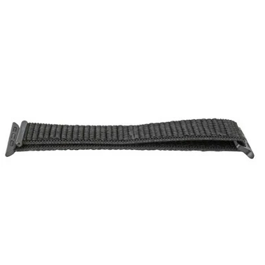 Black Nylon Velcro Style Sport Watch Band Made To Fit 42mm Apple® Watch 4 Black Nylon Velcro Style Sport Watch Band Made To Fit 42mm Apple® Watch - Image 4