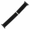 Black With White Edging Nylon Velcro Style Sport Watch Band Made To Fit 38mm Apple® Watch