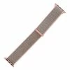 Grey With Pink Edging Nylon Velcro Style Sport Watch Band Made To Fit 38mm Apple® Watch