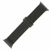 Black Elastic Nylon Watch Band Made To Fit 42mm Apple® Watch