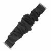 Black Elastic Scrunchie Style Watch Band Made To Fit 42mm Apple® Watch