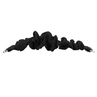 Black Elastic Scrunchie Style Watch Band Made To Fit 42mm Apple® Watch 3 Black Elastic Scrunchie Style Watch Band Made To Fit 42mm Apple® Watch - Image 3