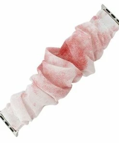 Pink Elastic Scrunchie Style Watch Band Made To Fit 38mm Apple® Watch