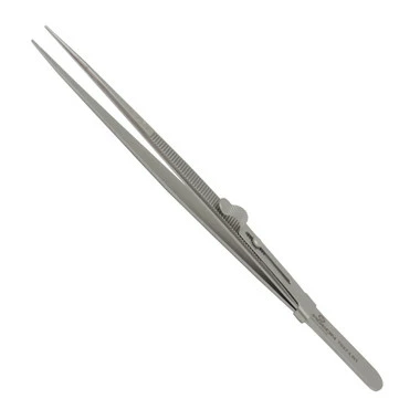Bergeon 7027-LR1 Stainless Steel Diamond Locking Tweezers Large Tips 1 Bergeon 7027-LR1 Stainless Steel Diamond Locking Tweezers Large Tips