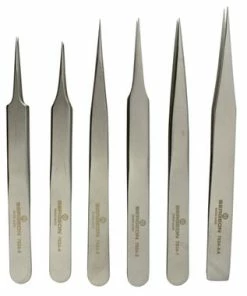 Bergeon 7024 Set Of 6 Non Magnetic Tweezers