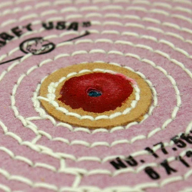 Buffs Berry Purple Diameter 6 Inches Knife Edge Ply 12 Stitching 10 Rows 4 Buffs Berry Purple Diameter 6 Inches Knife Edge Ply 12 Stitching 10 Rows - Image 4