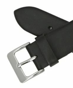 Watch Band 20mm Black Leather Smooth Classic Calf 8 1/4 Inch Length -Cheap Watch Bands Store black leather watcband 1028 18xlphoto4 24407.1673559608