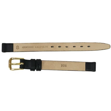 Black Watch Band Leather 8mm Smooth Calf 6 3/4 Inch Length 3 Black Watch Band Leather 8mm Smooth Calf 6 3/4 Inch Length - Image 3