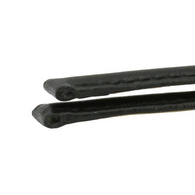 8mm Watch Band Black Leather Classic Calf 6 3/4 Inch Length 5 8mm Watch Band Black Leather Classic Calf 6 3/4 Inch Length - Image 5