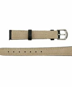 Hadley Roma14mm Vegan Black Microfiber Watch Band 6 5/8 Inch Length -Cheap Watch Bands Store black leather watchband 145 12photo3 29688.1659442782