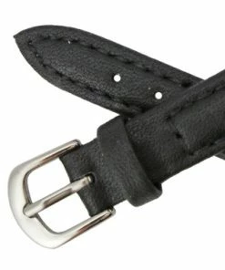 Hadley Roma14mm Vegan Black Microfiber Watch Band 6 5/8 Inch Length -Cheap Watch Bands Store black leather watchband 145 12photo4 95362.1659442782