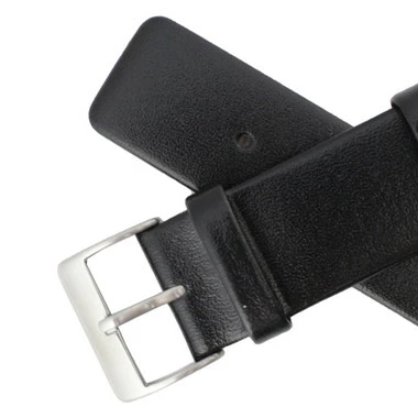 Black Watch Strap Leather 20mm Smooth Calf Generic Made To Fit Skagen® 7 13/16 Inch Length ( Screws Are Required ) 4 Black Watch Strap Leather 20mm Smooth Calf Generic Made To Fit Skagen® 7 13/16 Inch Length ( Screws Are Required ) - Image 4