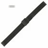 Black Color Tone Mesh Metal Watch Band 12mm 6 3/4 Inch Length