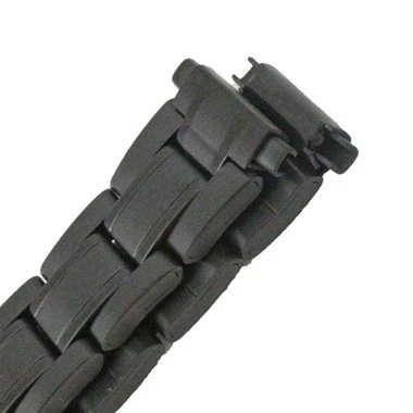 Watch Band 6 7/8 Inch Length Black Metal Expandable Ends 12 To 16mm 5 Watch Band 6 7/8 Inch Length Black Metal Expandable Ends 12 To 16mm - Image 5