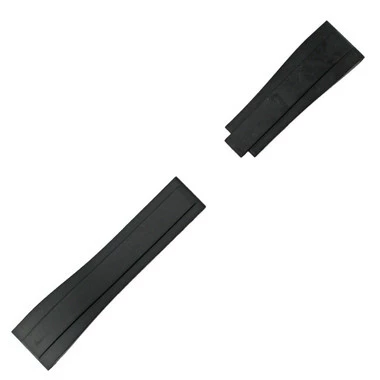 Made To Fit Rolex® Professional Sports Model 20mm Black Rubber Watch Band NO CLASP 5 1/2 Inch Length 3 Made To Fit Rolex® Professional Sports Model 20mm Black Rubber Watch Band NO CLASP 5 1/2 Inch Length - Image 3